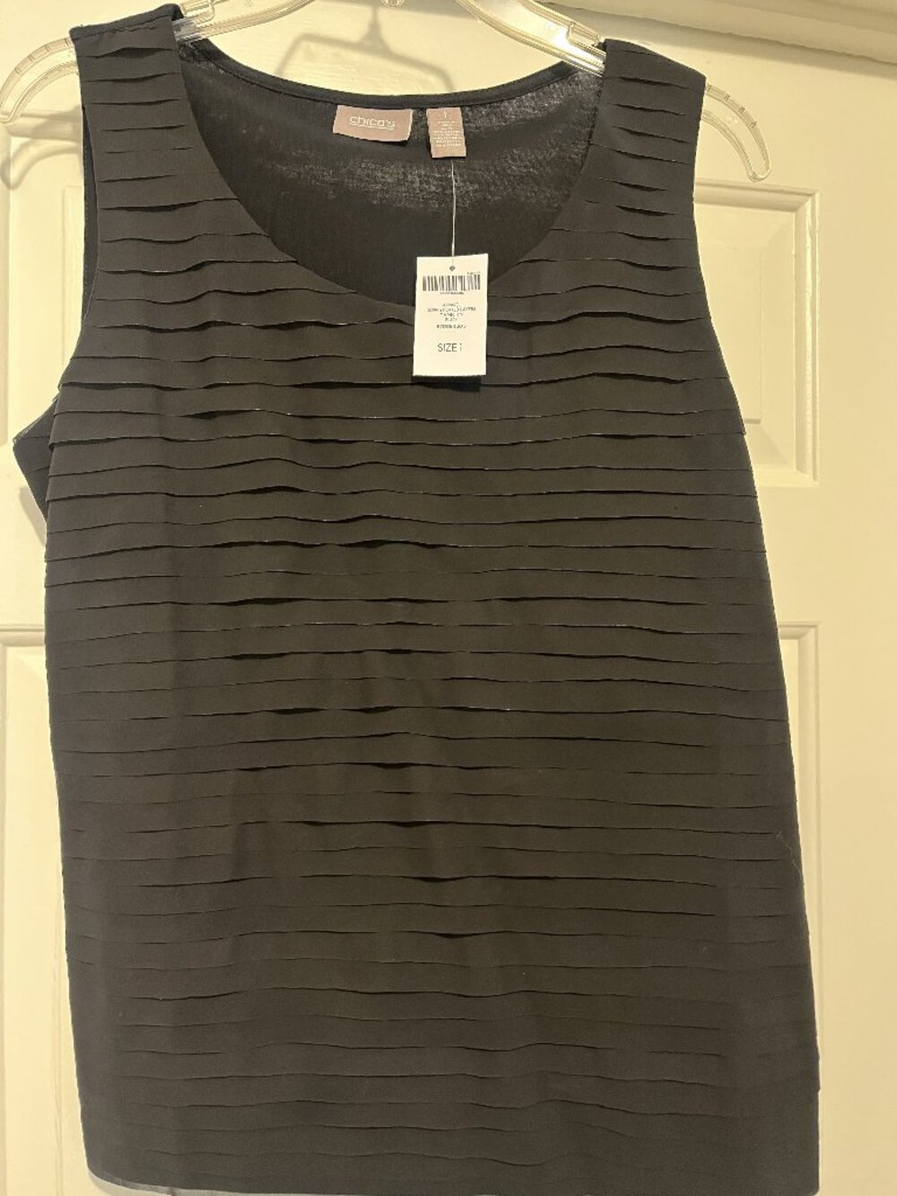 Chicos Tiered Sleeveless Blouse